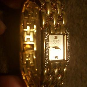 Citizen gold elegance collection womens watch