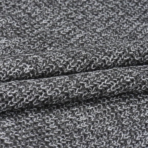 ✨LAST ONE! Gray Knit Sweater W/ Heart Elbow Patch✨ - Picture 4 of 4