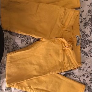 Yellow Abercrombie jeans. Girls size 12
