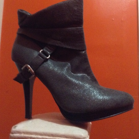 Buckled Heel Booties