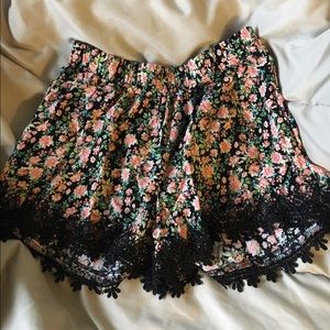 Flowy Floral Shorts