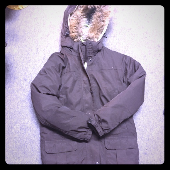 Lands end xs long puffy snow jacket - Picture 1 of 2