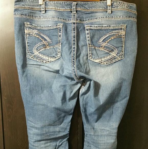 Silver Suki Surplus distressed jeans, 24w