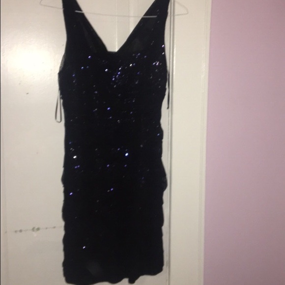Sequins lace dress