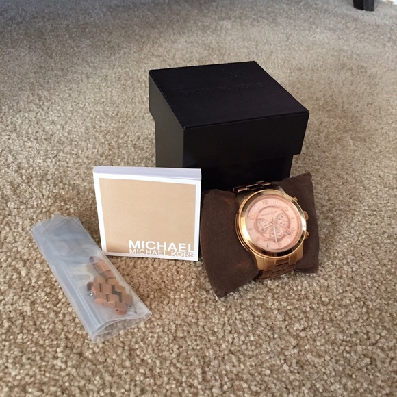 Michael Kors Rose Gold Boyfriend Watch