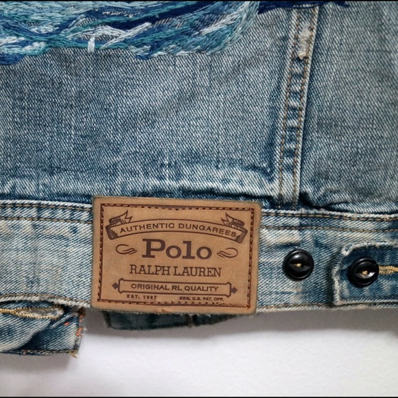 Polo Ralph Lauren Big Sur Embroidered Denim Jacket - Picture 4 of 4
