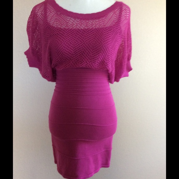 2B Bebe mesh dress