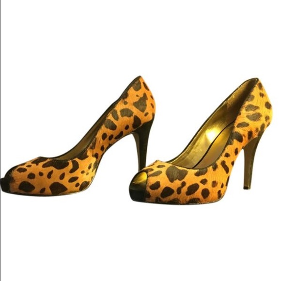 Guess by Marciano Leopard Print Platforms