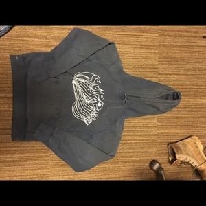 Authentic Supreme Navy Hoodie (small)