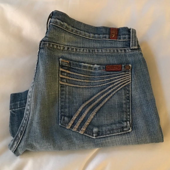 7 for all mankind distressed crop