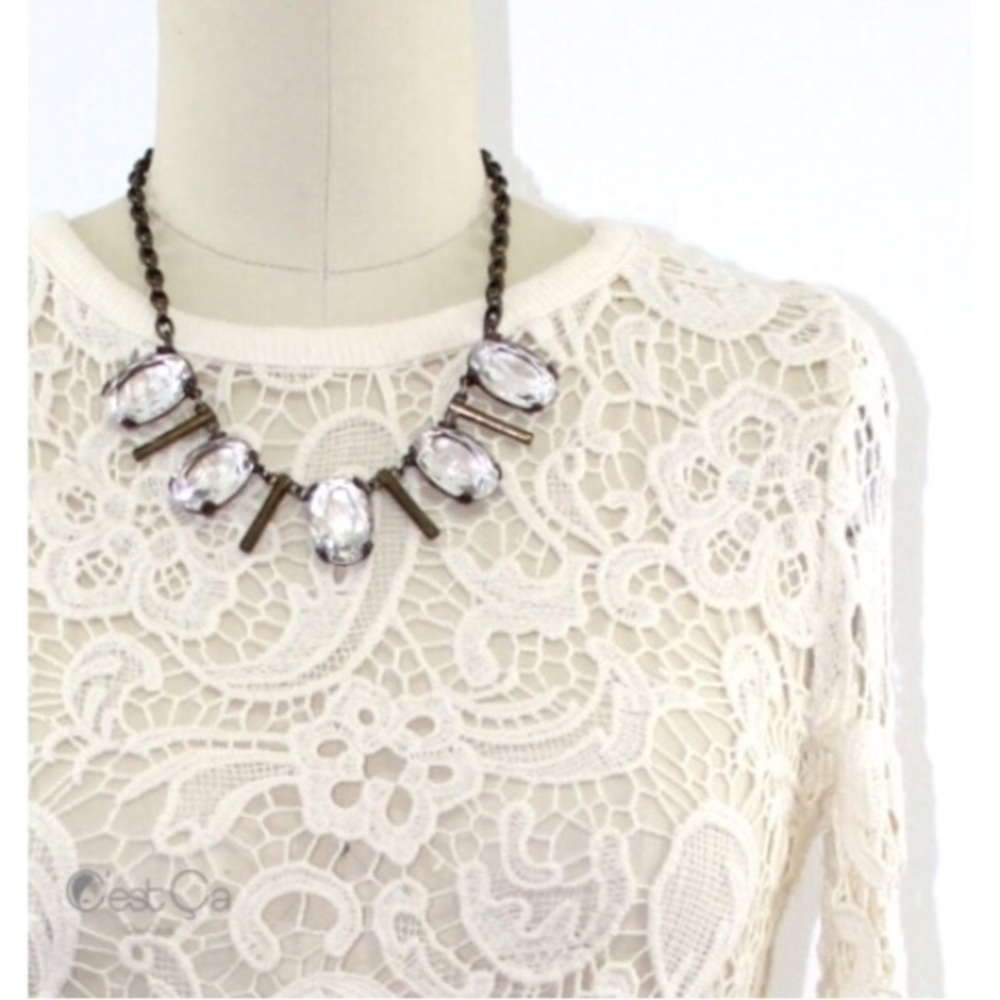 Ivory Lace Blouse