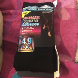 Black Thermal Leggings