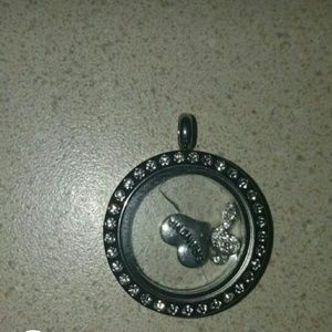 origami owl silver custom locket