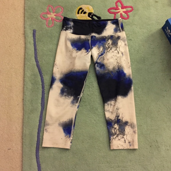 Tie Dye Lululemon Athletica Crop Leggings