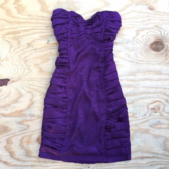 Strapless bodycon dress