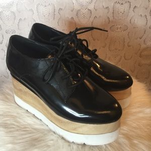 Jeffrey Campbell size 9.5 Wedge Loafers