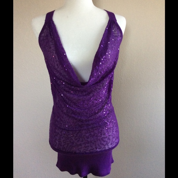 2B Bebe see through plunge dress