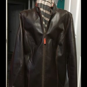 suede jacket 2-toned