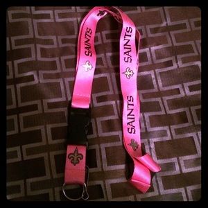 Saints lanyard