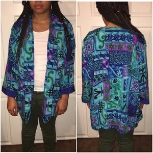 Multicolored Throw over