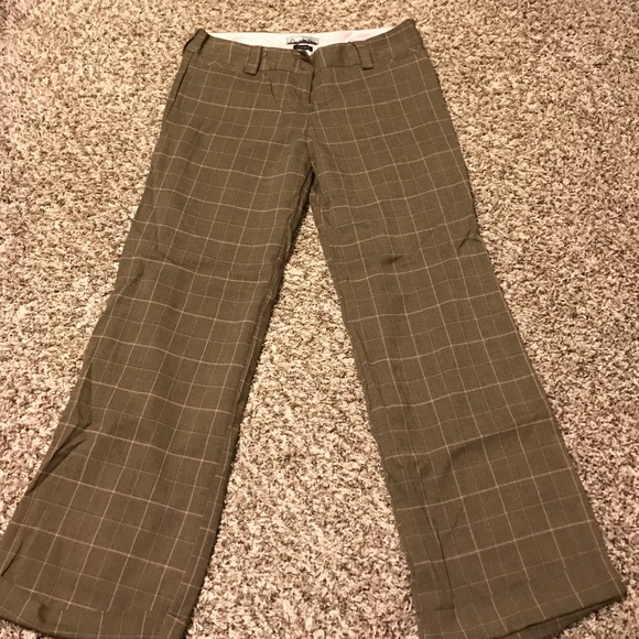 💕Brown and Pink Boxed Trousers.💕 - Picture 1 of 1