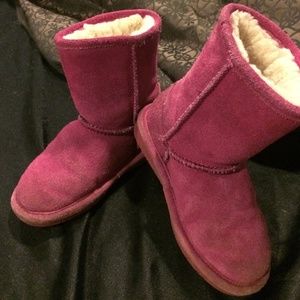 pink bearpaw boots