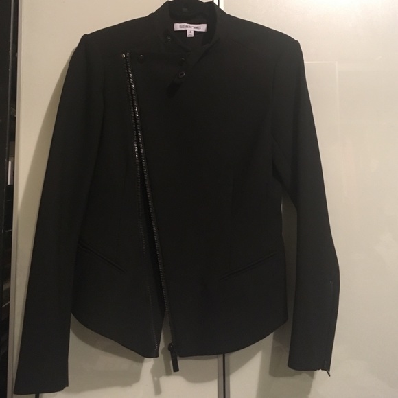 Elizabeth and James black Moto jacket