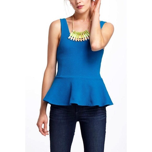 Anthropologists Gannie Peplum Top