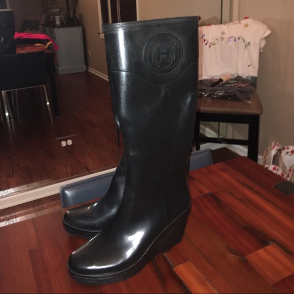 Hunter Rain Boots Size 8.