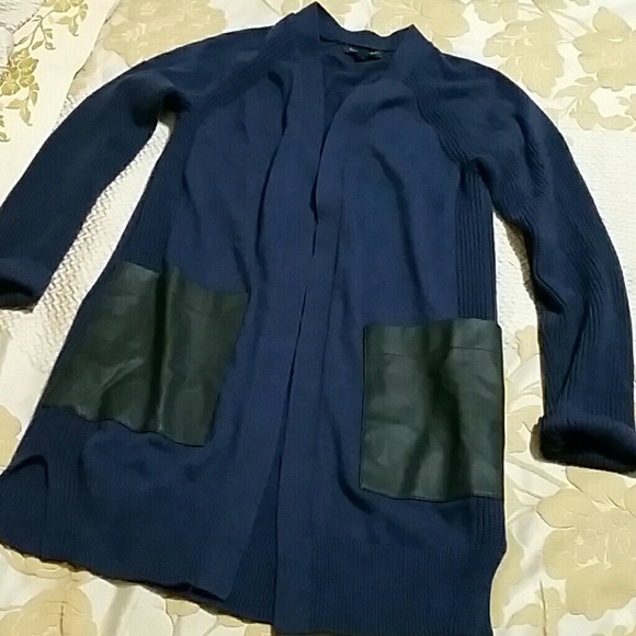 Banana Republic Navy Cardigan Sweater