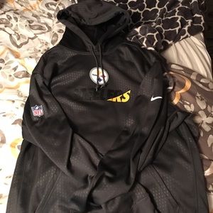 Nike Steeler hoodie- charcoal color Never worn