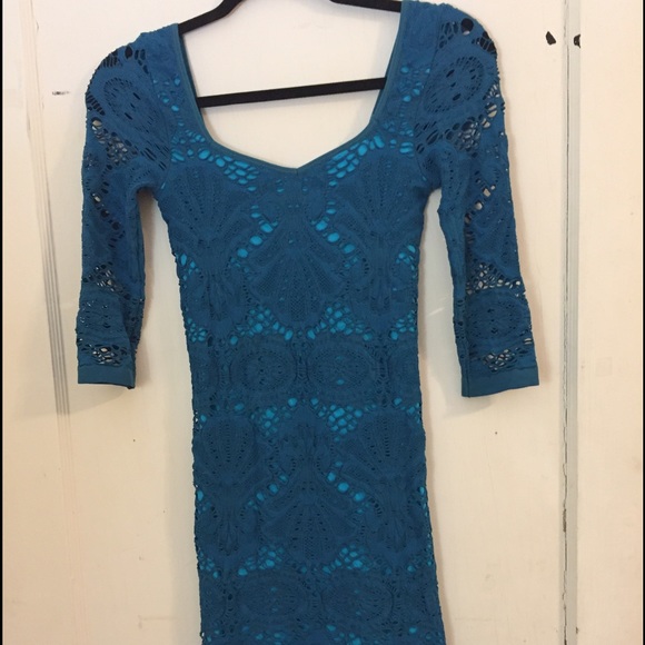 Intimately Free People XS/S Blue Bodycon Dress