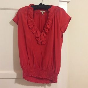 Joie coral blouse.