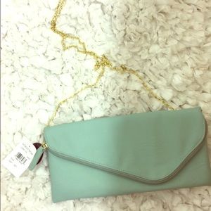 Nordstrom Lulu mint clutch
