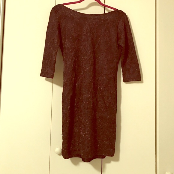 80's backless sparkle stretchy dress