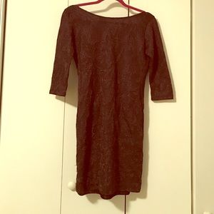 80's backless sparkle stretchy dress