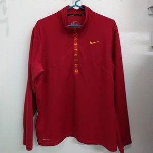 Nike Dri Fit Running Pull Over Livestrong Large