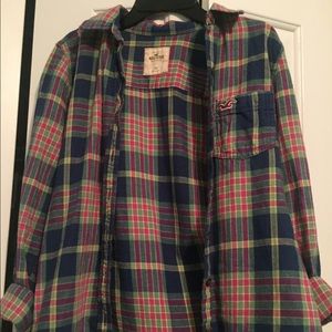 Hollister plaid shirt