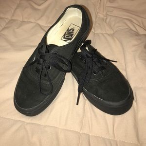 All black vans