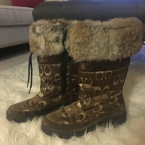Gorgeous Coach Snow Boots (Lizzie Style) NWOT