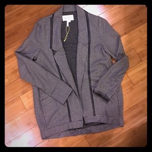 BCBG Black combo blazer