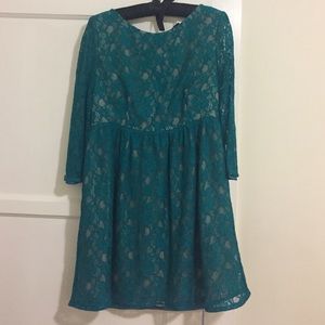 French connection turquoise dress