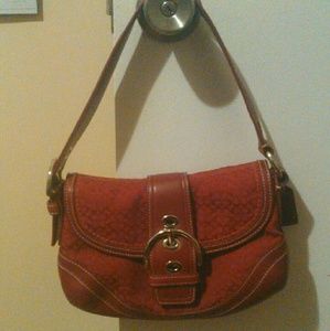 Small red Coach Purse