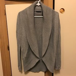 Grey cardigan