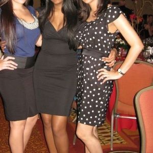 Express knee length dress with pockets size 2