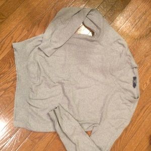 J Crew gray v-neck sweater