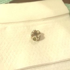 Green stone Pandora Bracelet charm