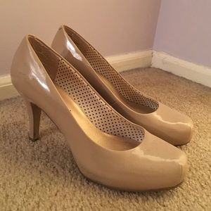 Nude, patent, Madden Girl heels!