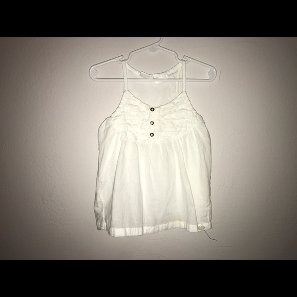 Kardashian Kids white sleeveless top 4T.