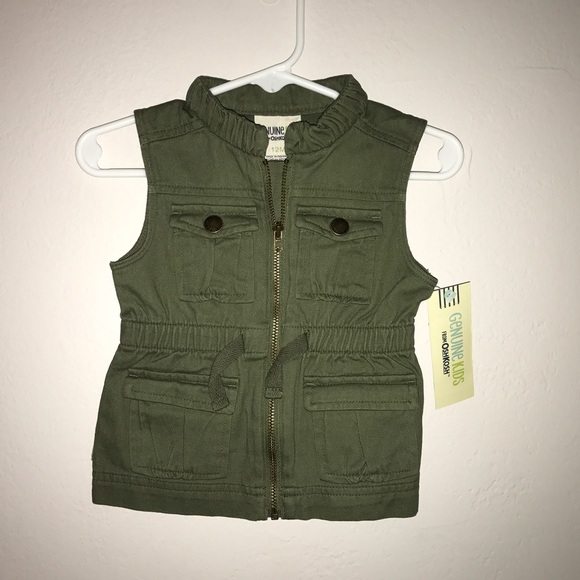 Genuine Kids infant army vest 12M. NWT